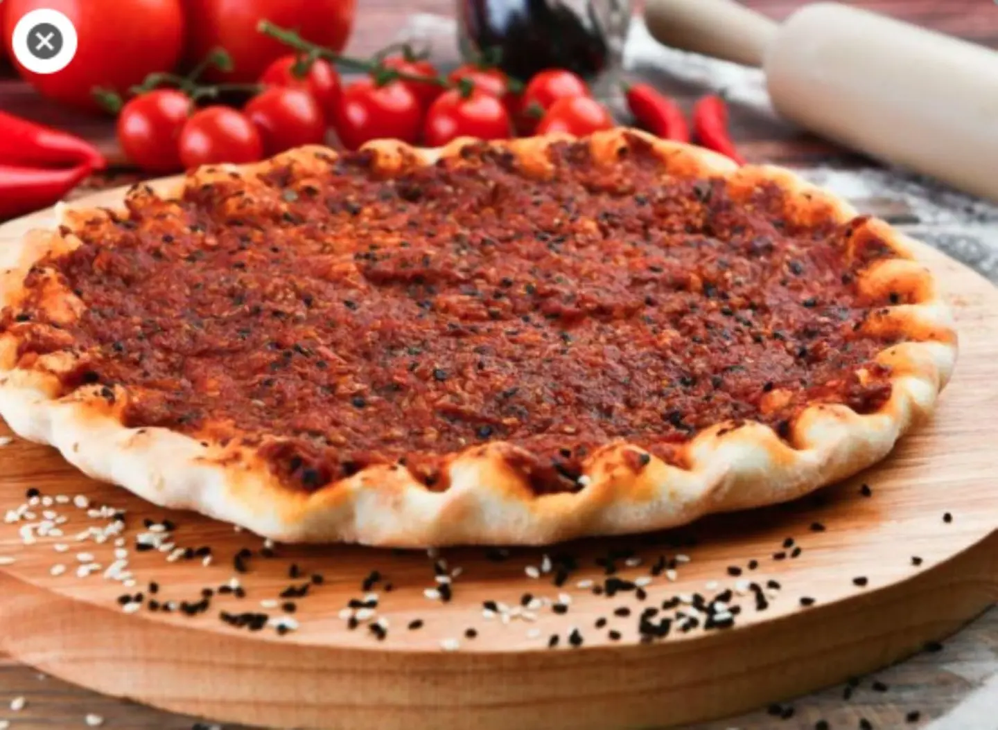 Zaatar Manakish With Chili