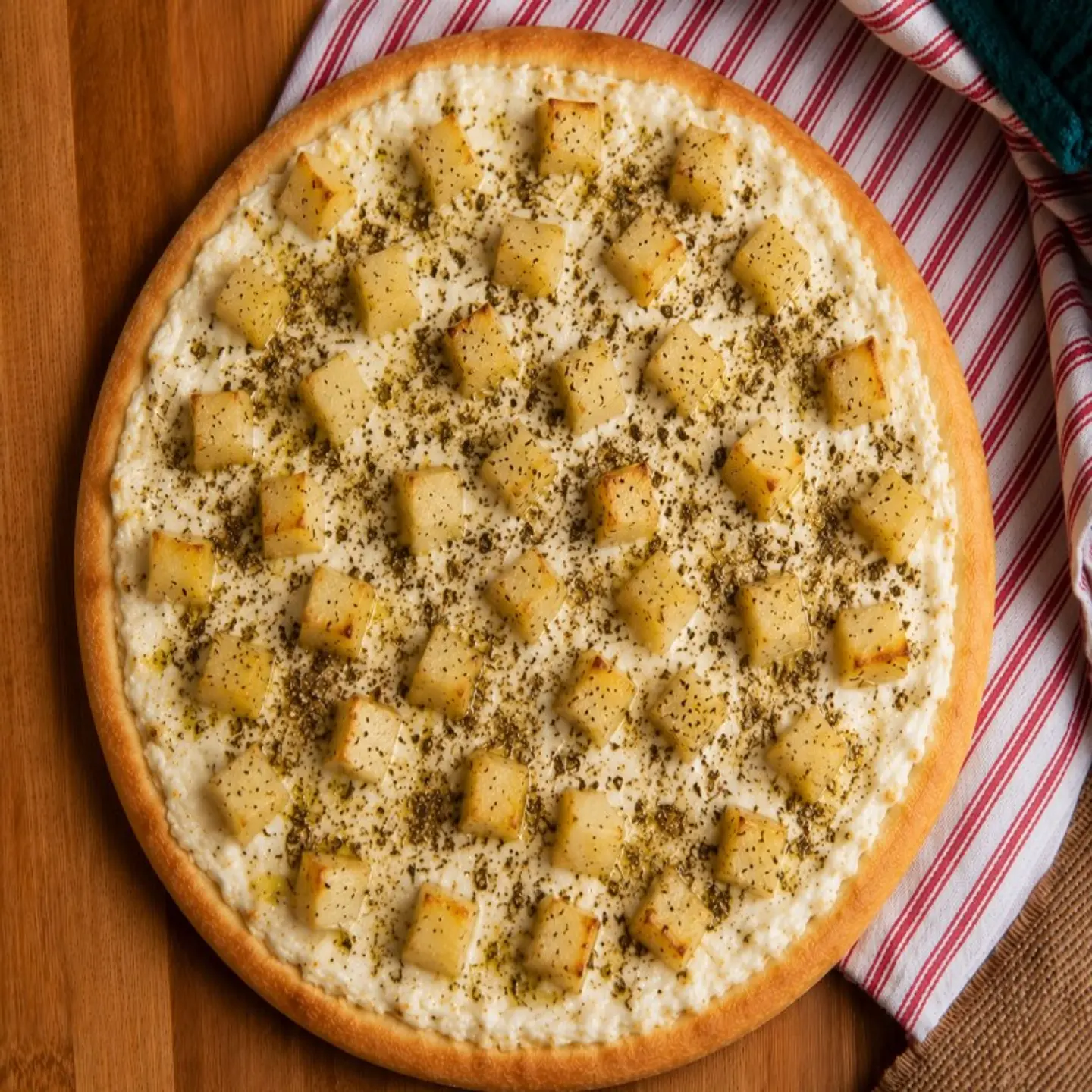 مناقيش بطاطا لبنة