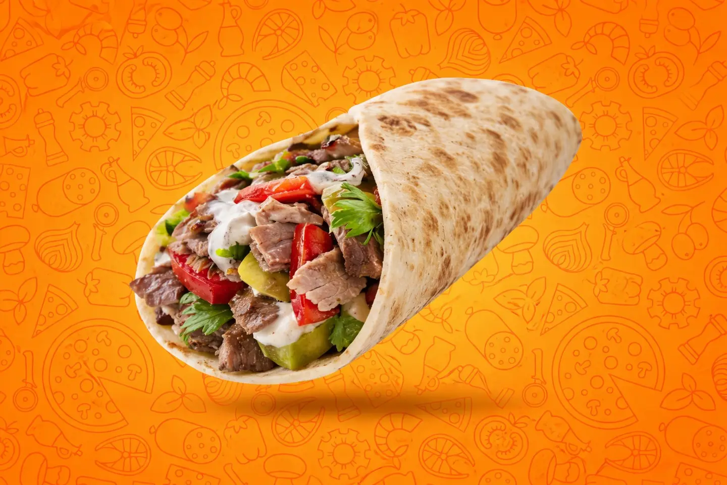 Marqouq Meat Shawarma Sandwich