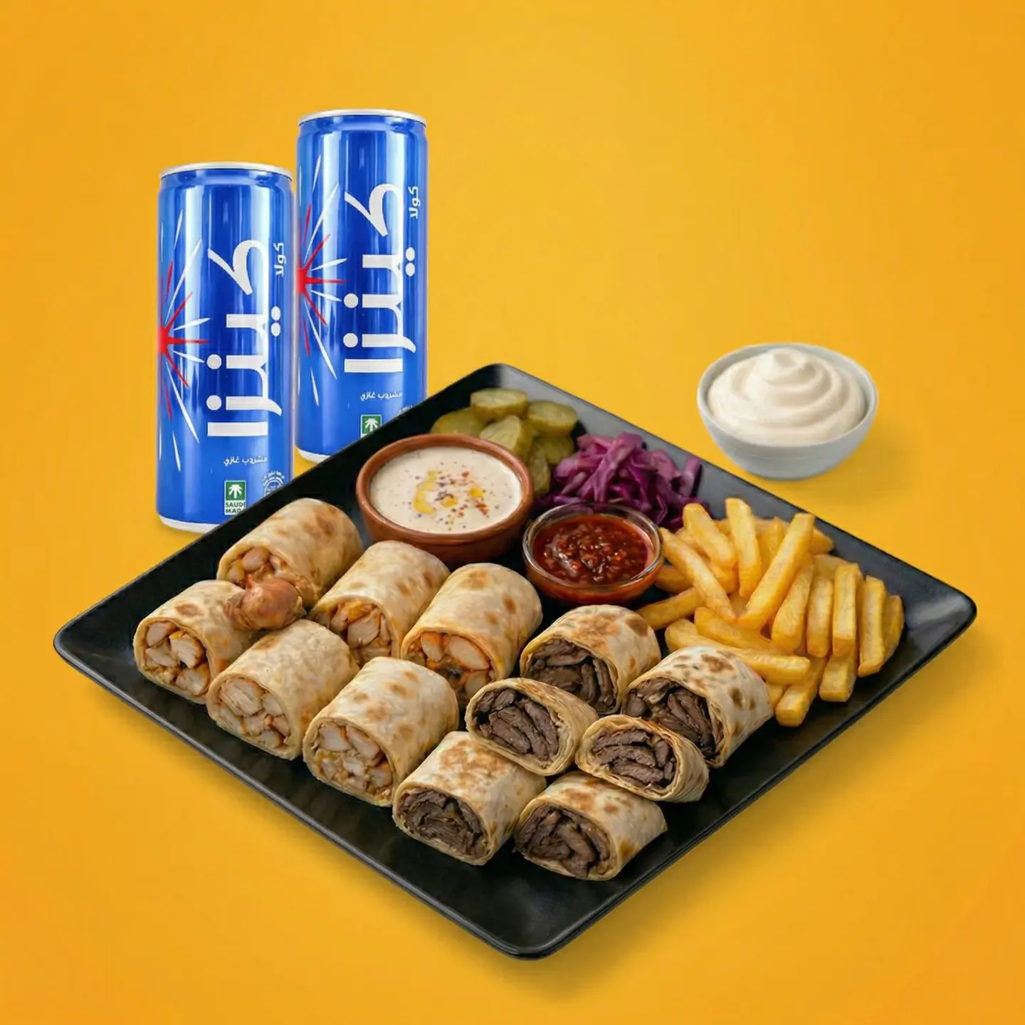 كومبو مكس شاورما عربي رفعت 2 شخص