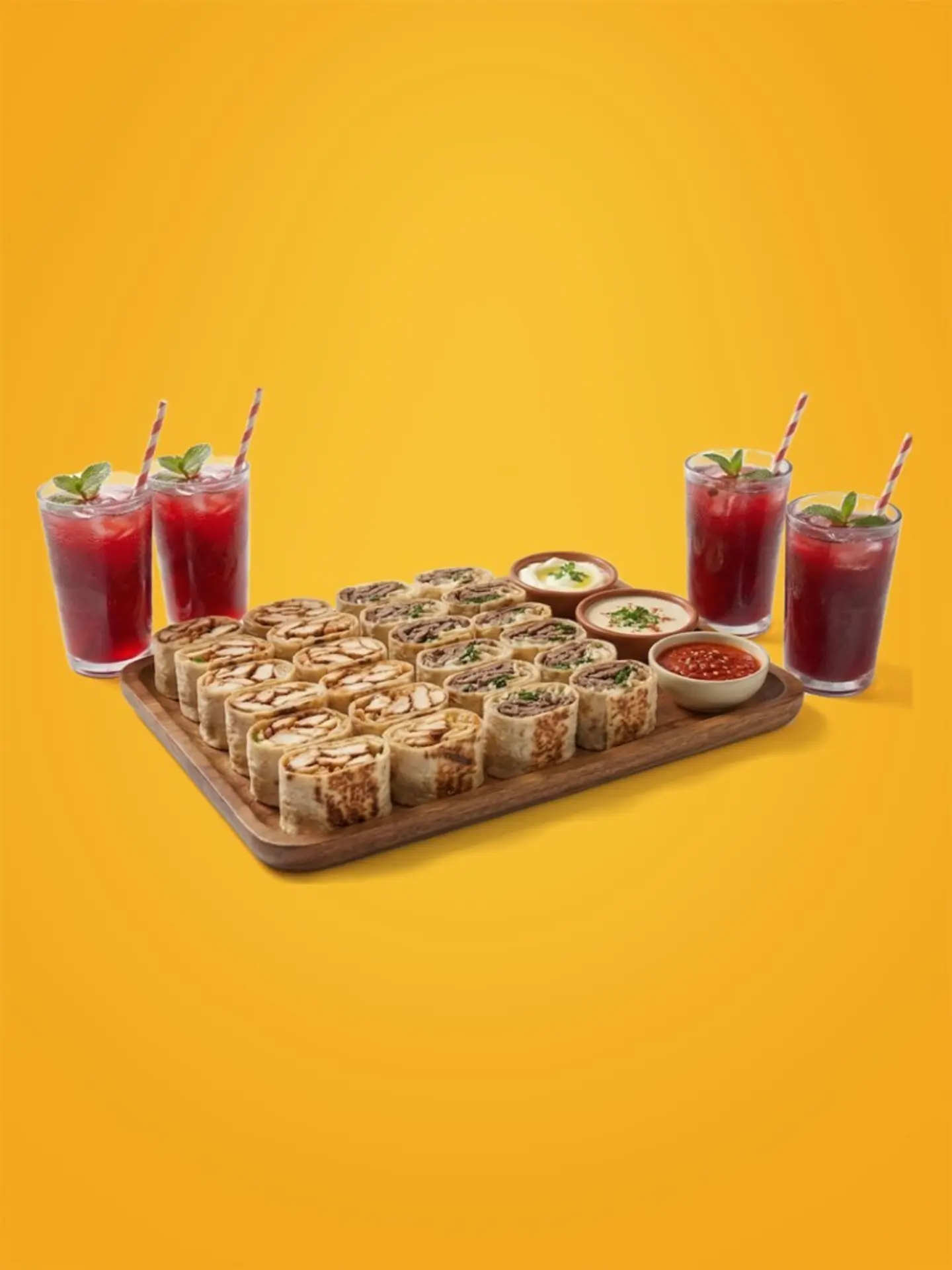 Combo Mixed Shawarma Arabic Refaat 4 Persons