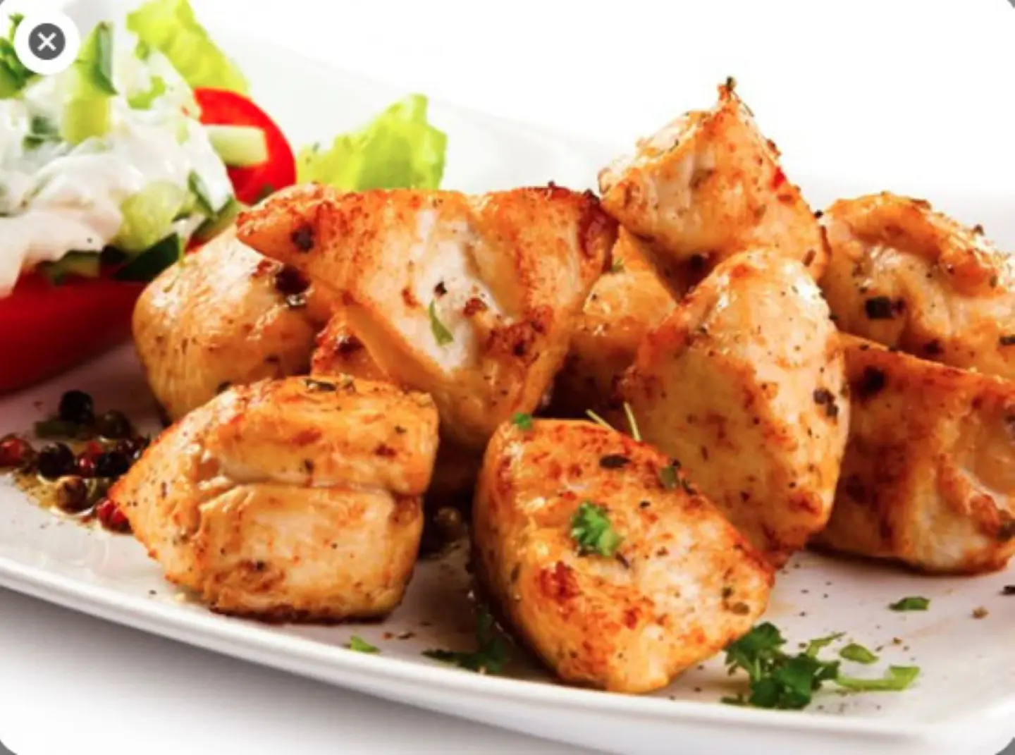 One Person Of Grilled Chicken Taouk