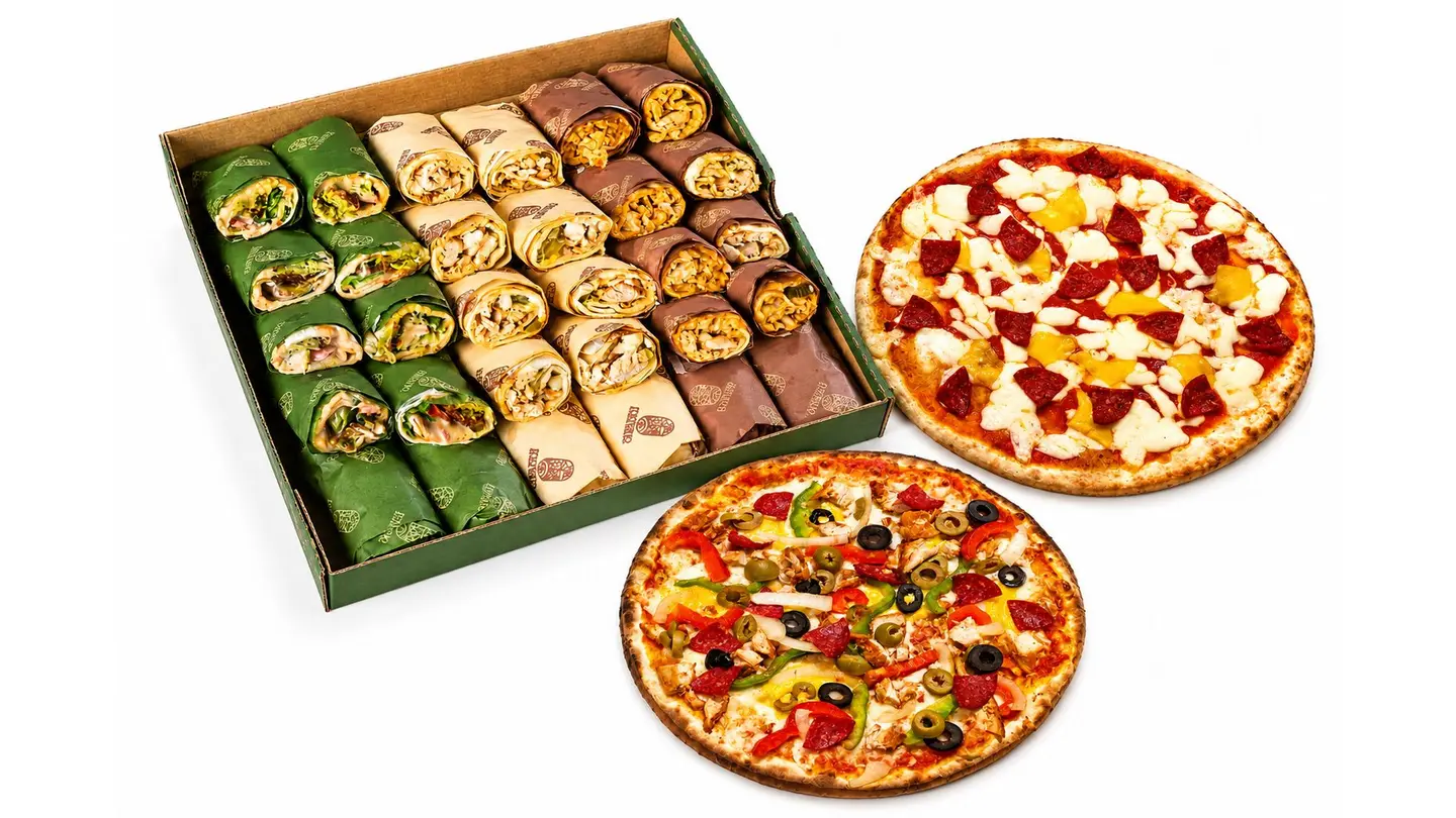 Gourmet Box +2 Pizzas