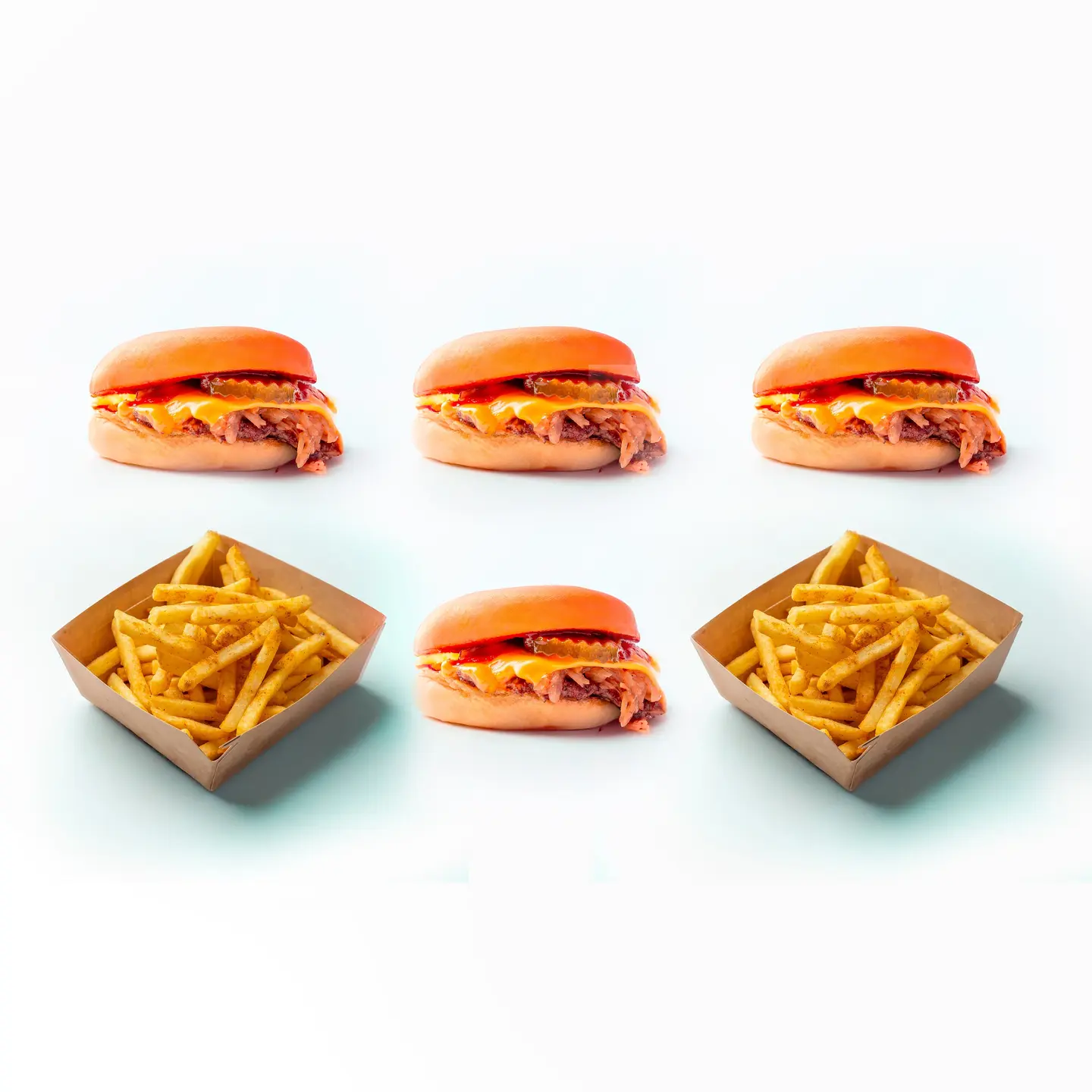 عرض صكة بلوت .. وجبة 4 جرسي برجر و اثنين بطاطس