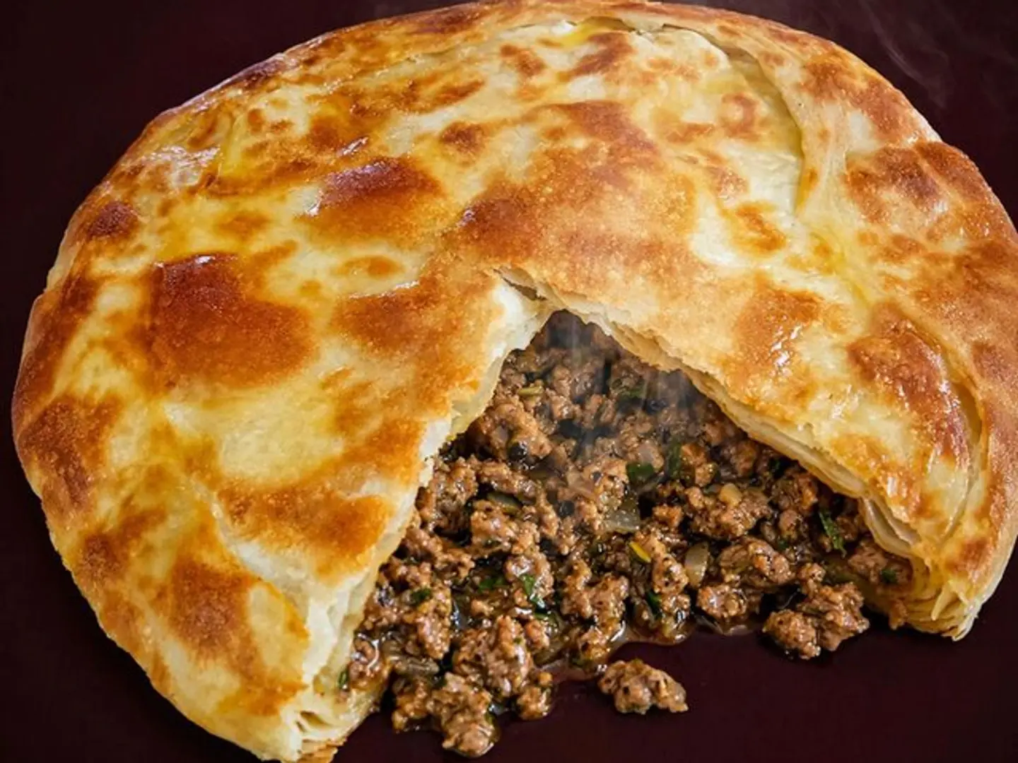 فطيرة لحم مفروم