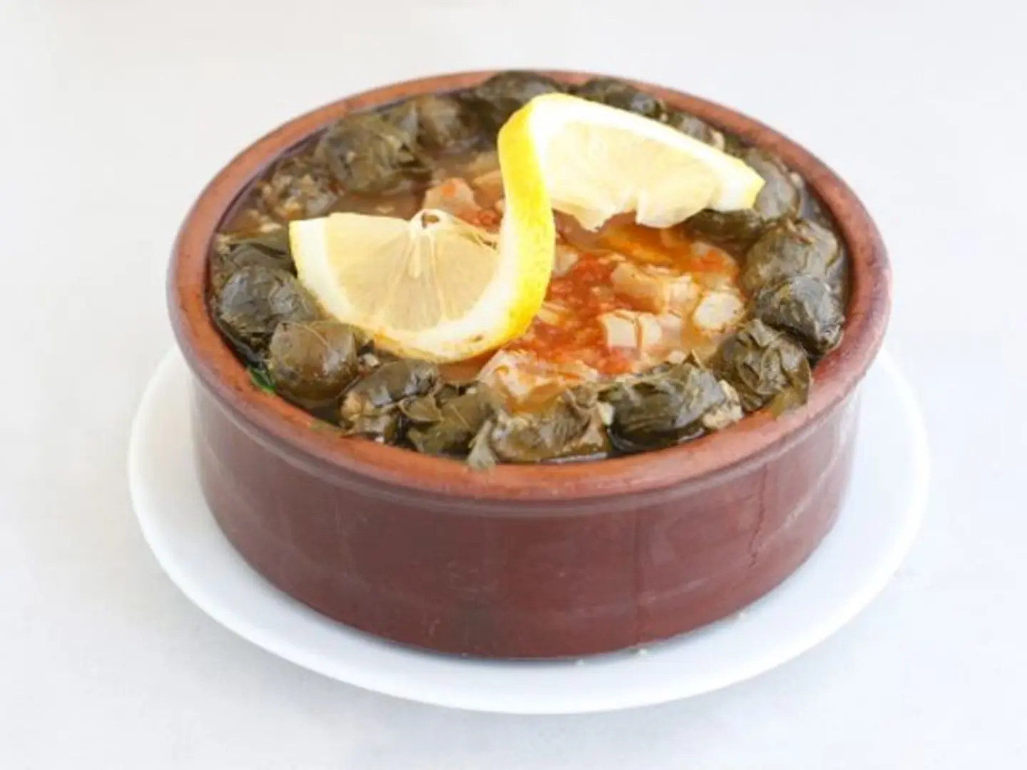 طاجن ورق عنب بالكوارع