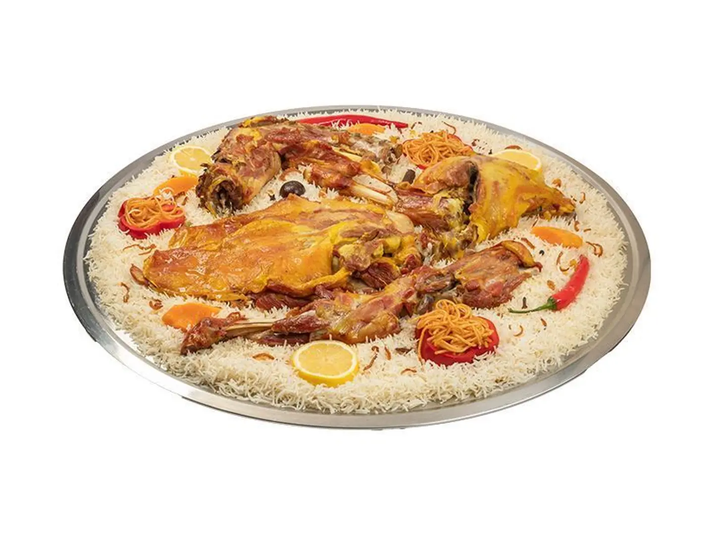 نصف تيس مندي مع ارز بشاور