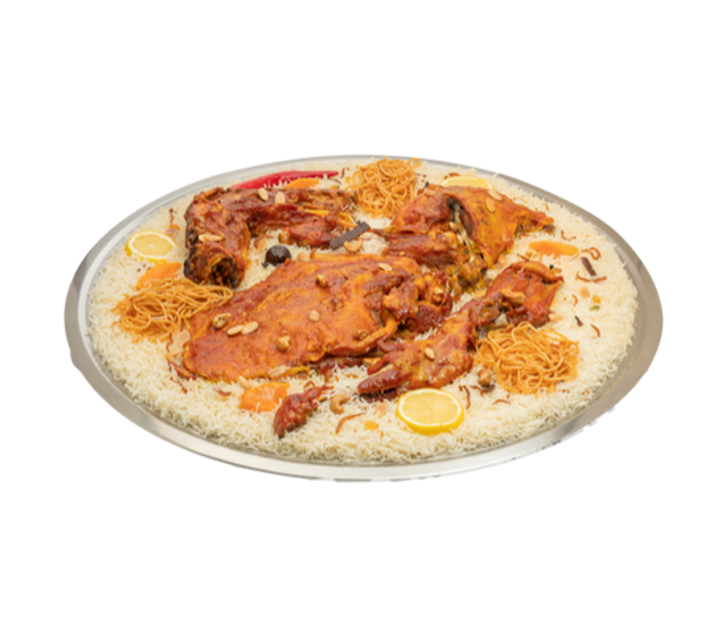 نصف تيس حنيذ مع ارز بيشاور