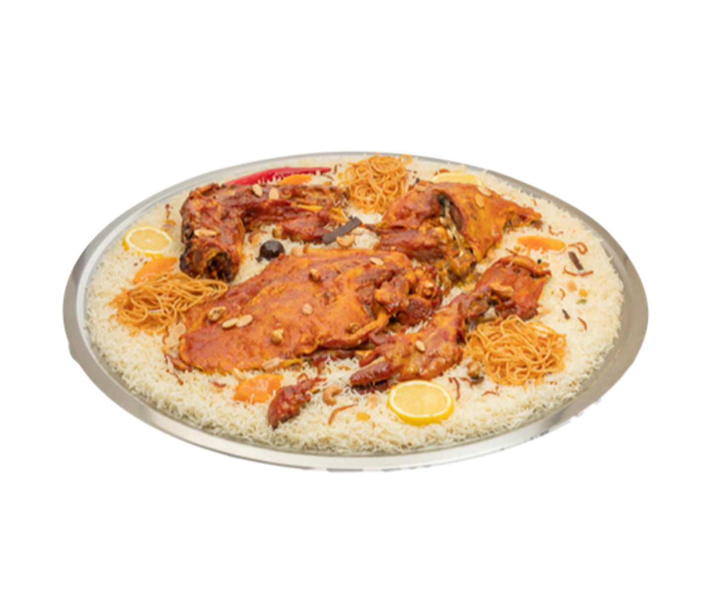ربع تيس حنيذ مع ارز بيشاور