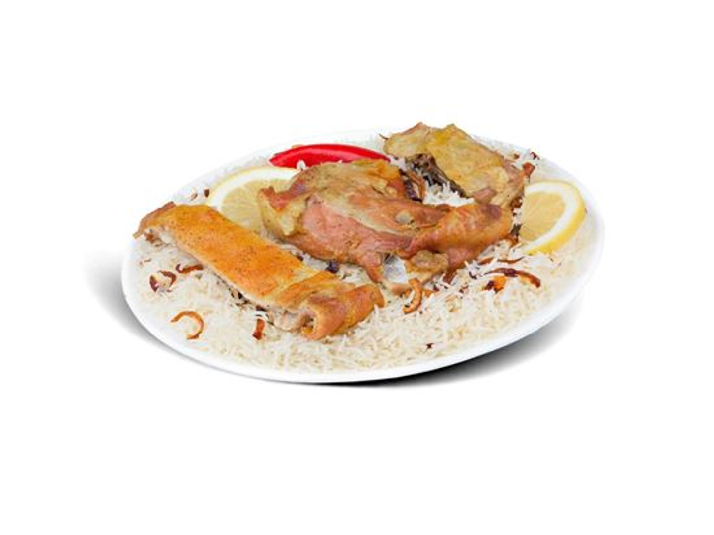 نفر لحم مندي - ارز سعودي.2467 سعرات حرارية