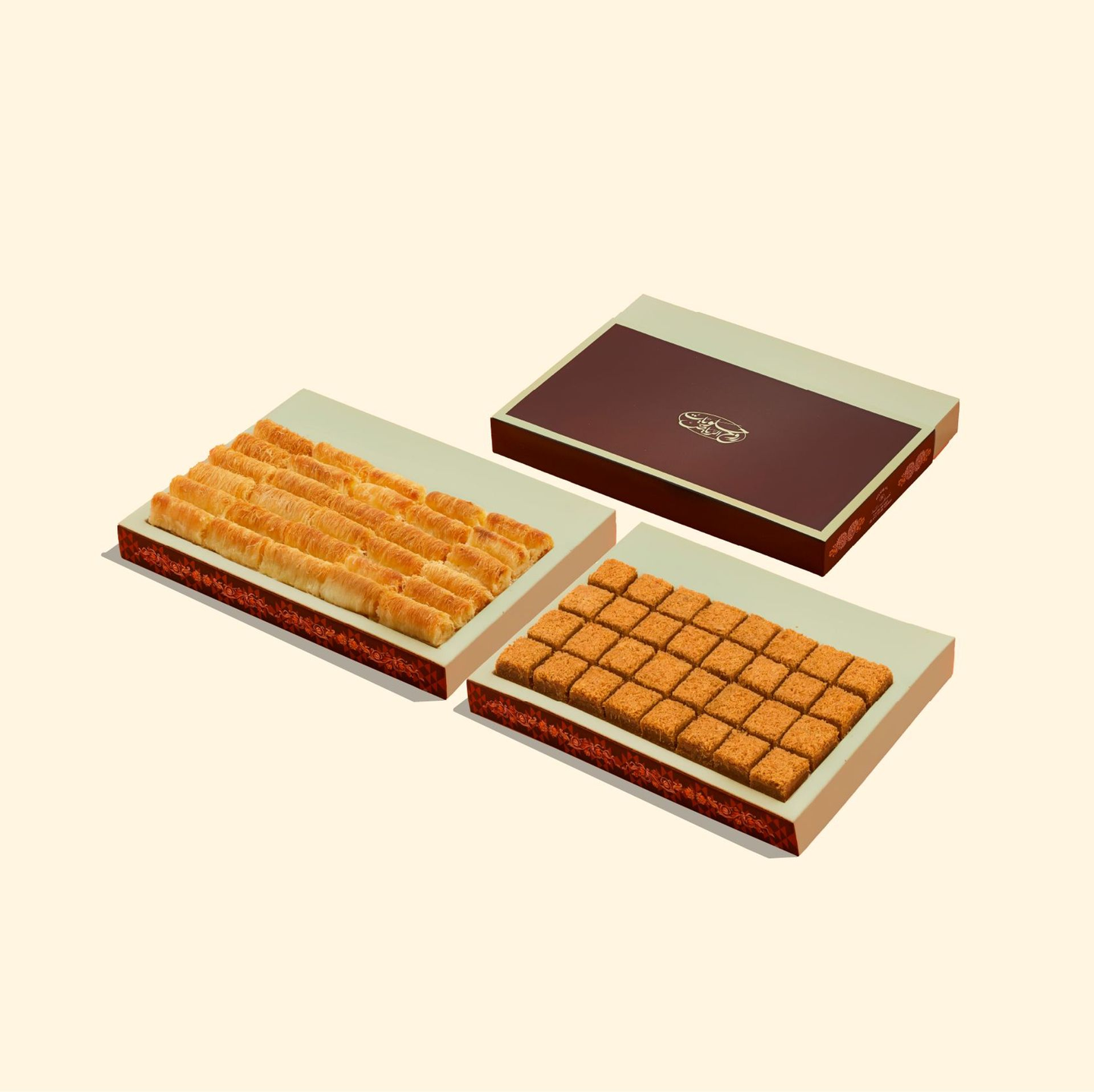 Caramelized Milk Kunafa Large And Kunafa Rolls Large