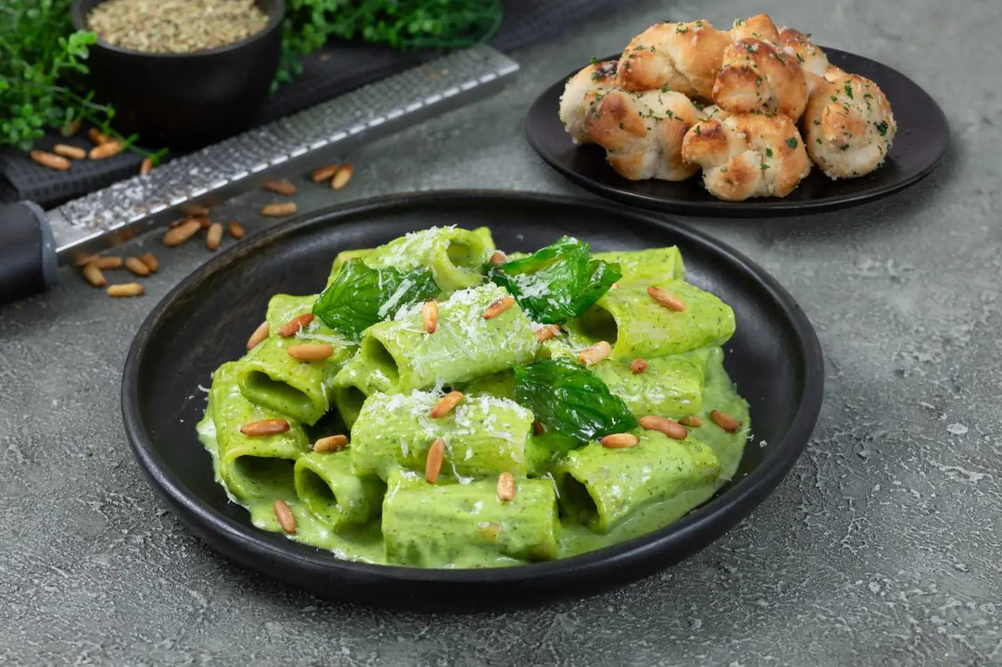 Pesto Rigatoni