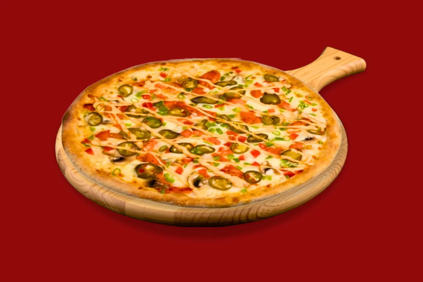 Chicken Tikka & Mushroom Pizza Large