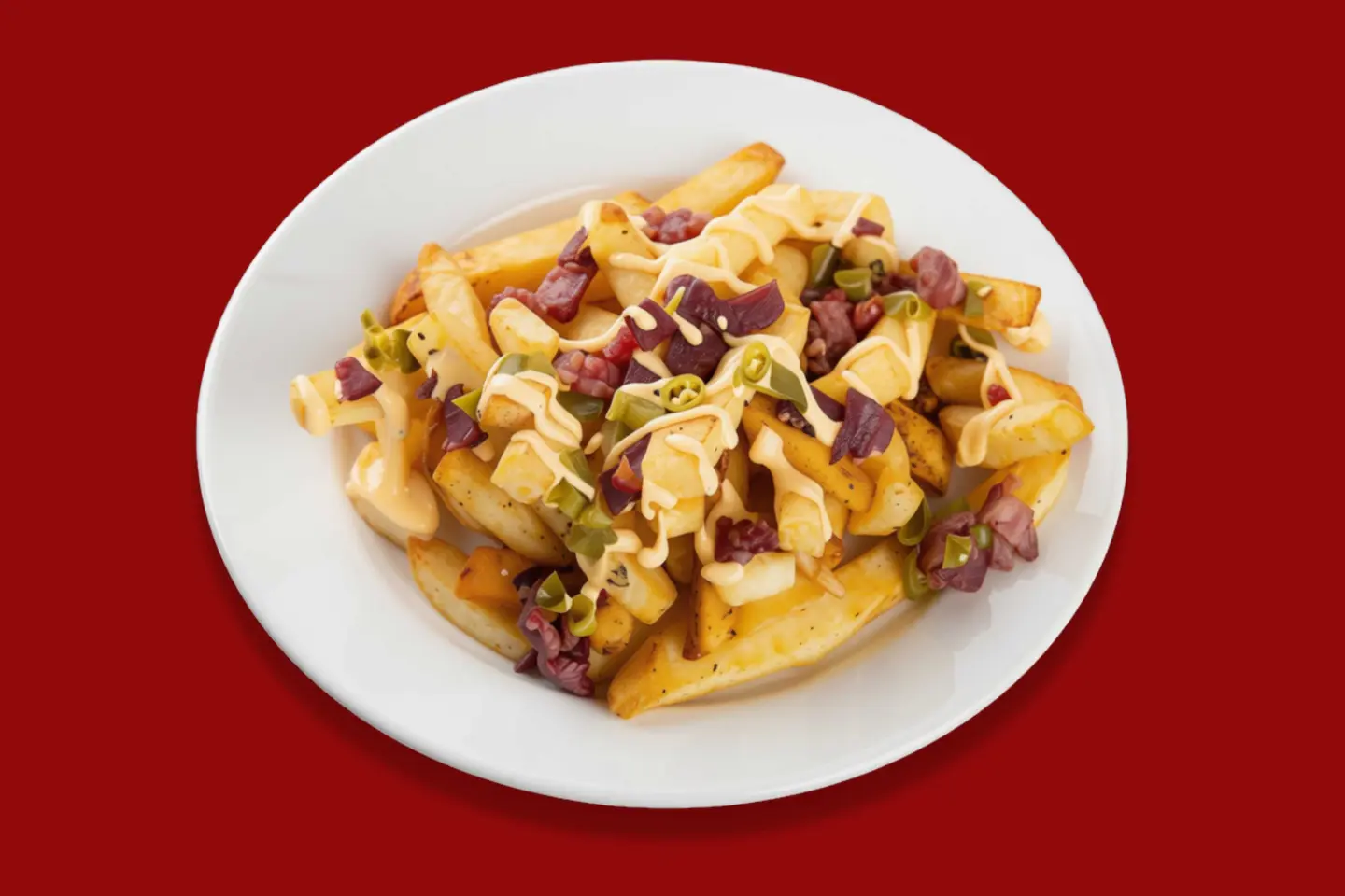 Beef Bacon And Cheese Jalapeno Fries