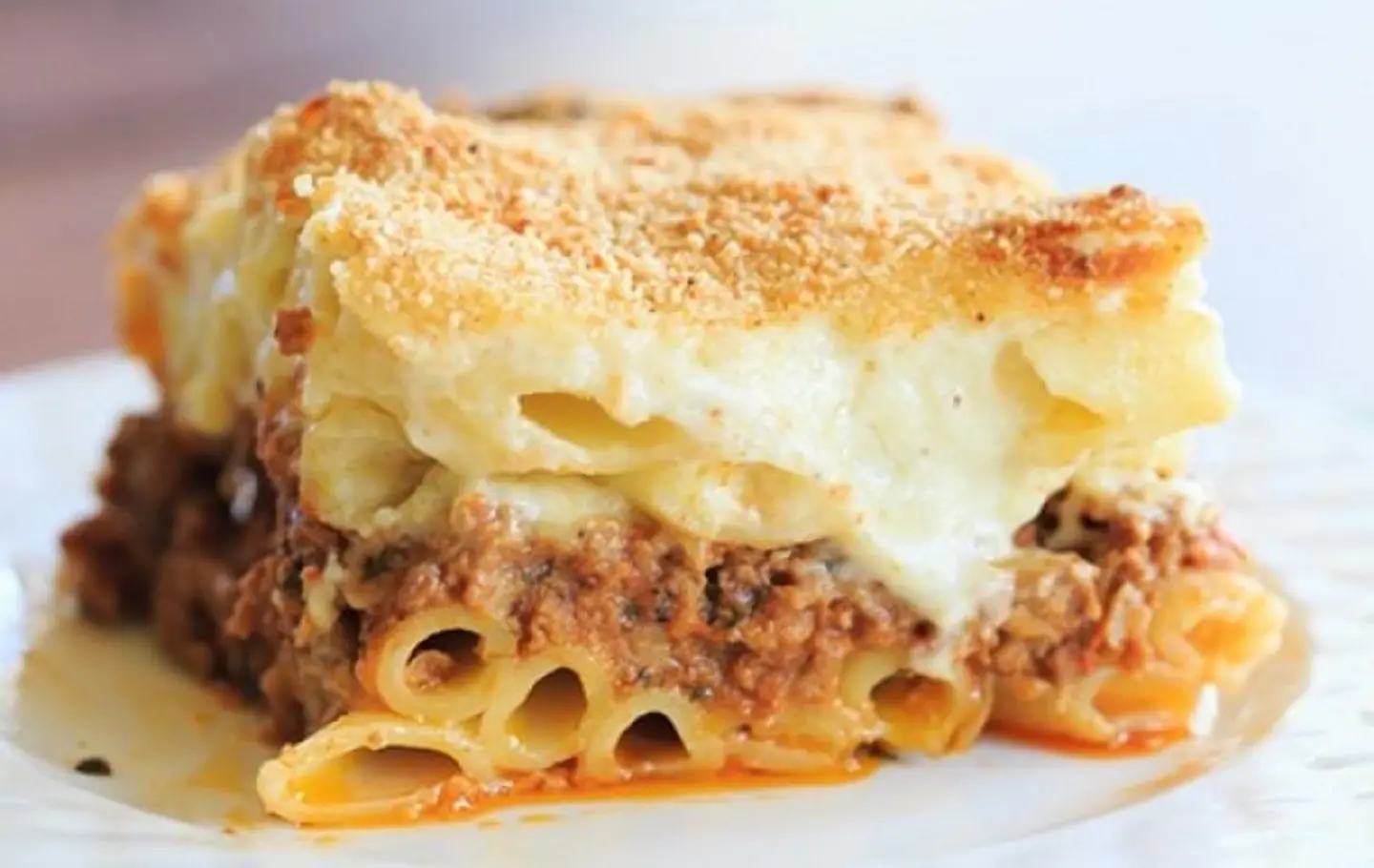 Béchamel Pasta With Meat