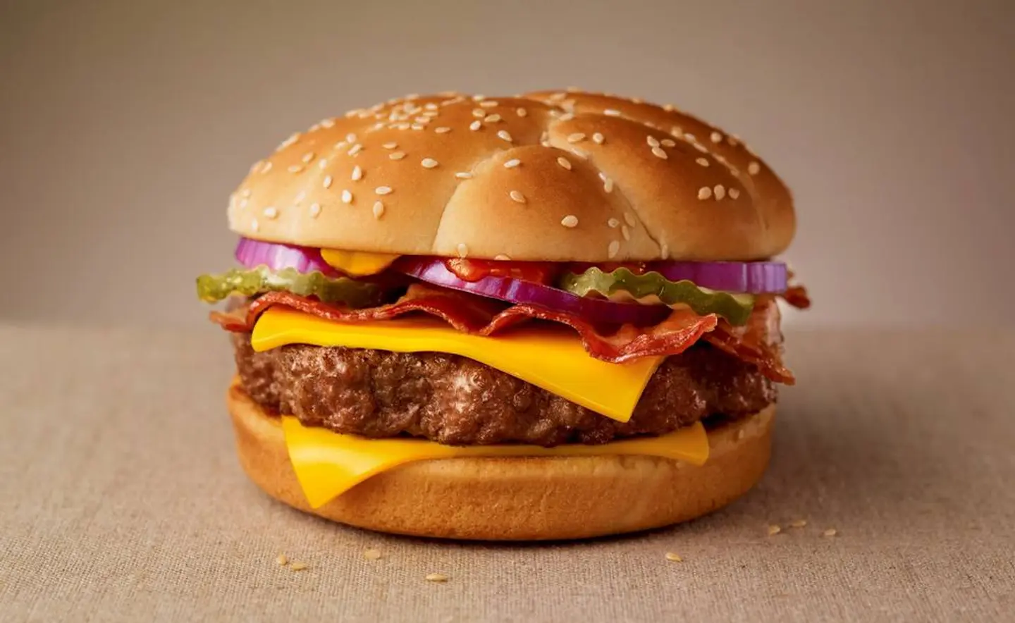 Double Hamburger Sandwich