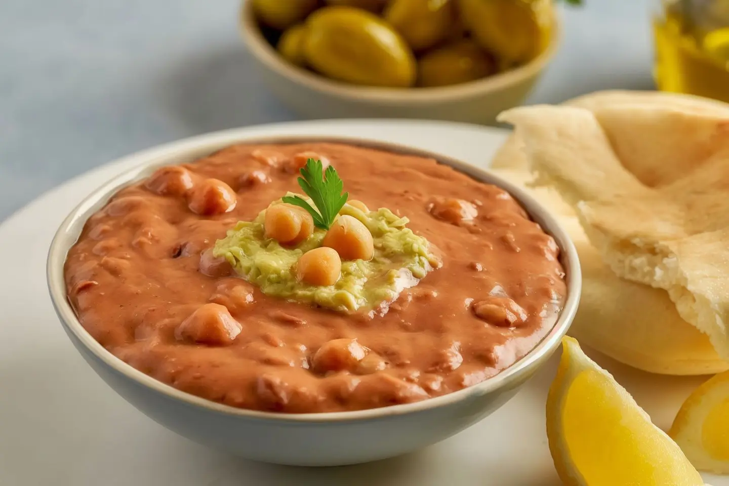 صحن فول مدمس