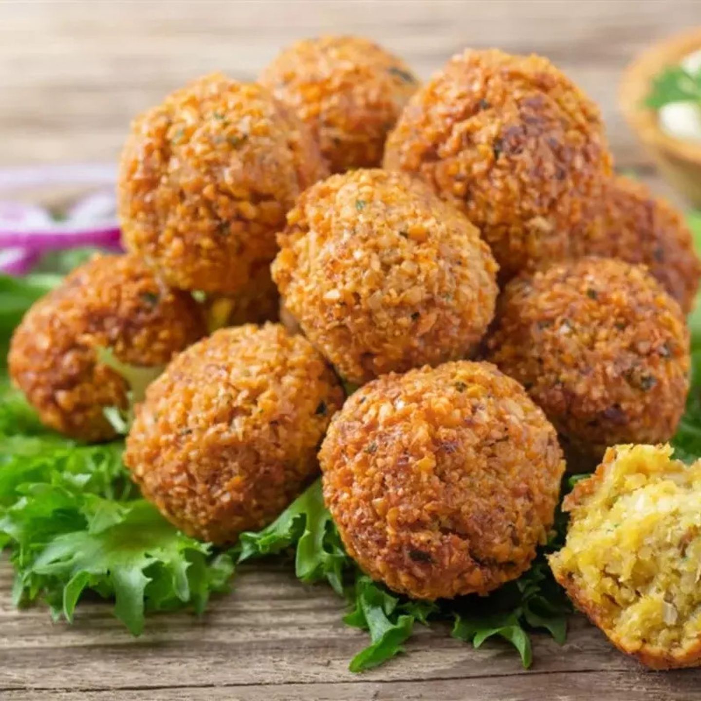 صحن فلافل
