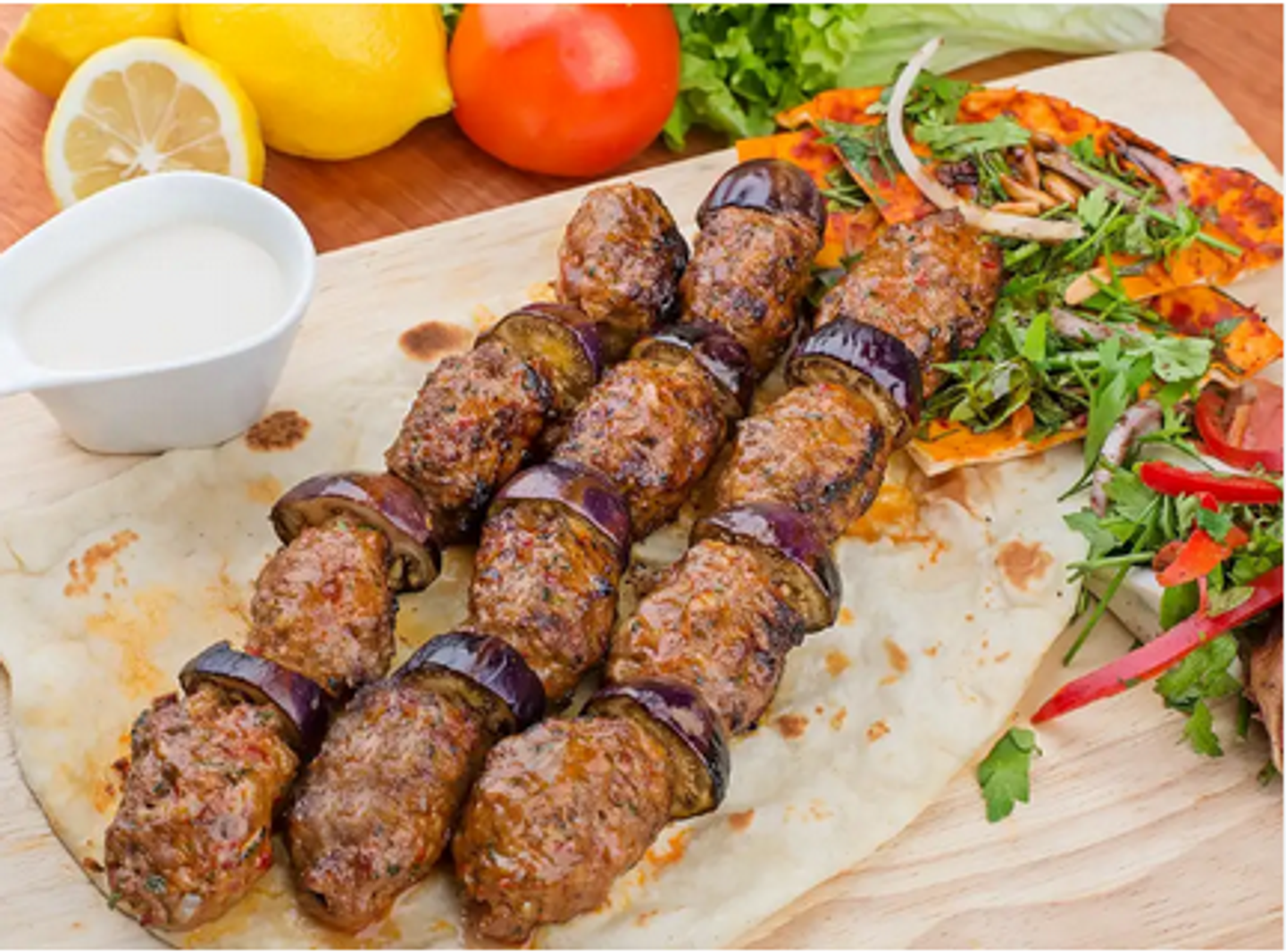 Person Eggplant Kebab