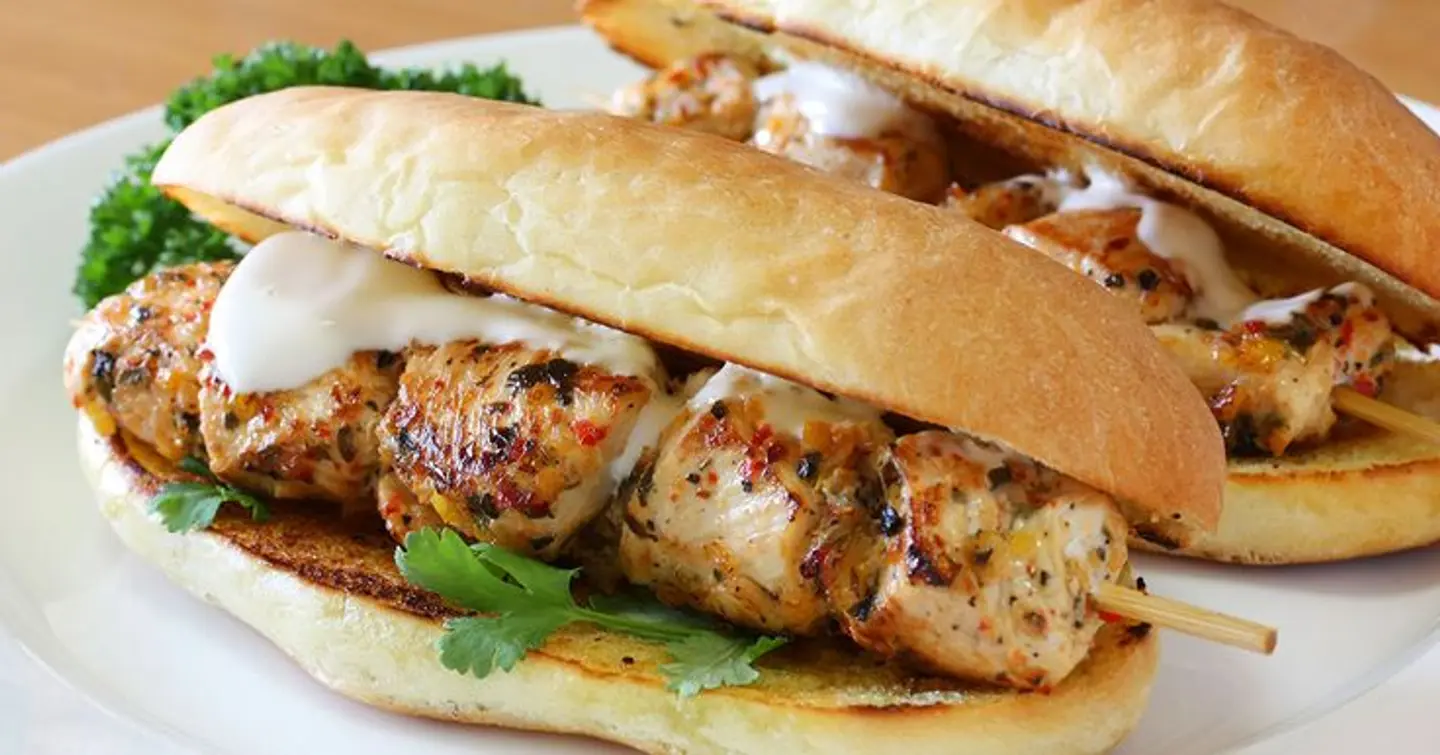 Double Shish Tawook Sandwich