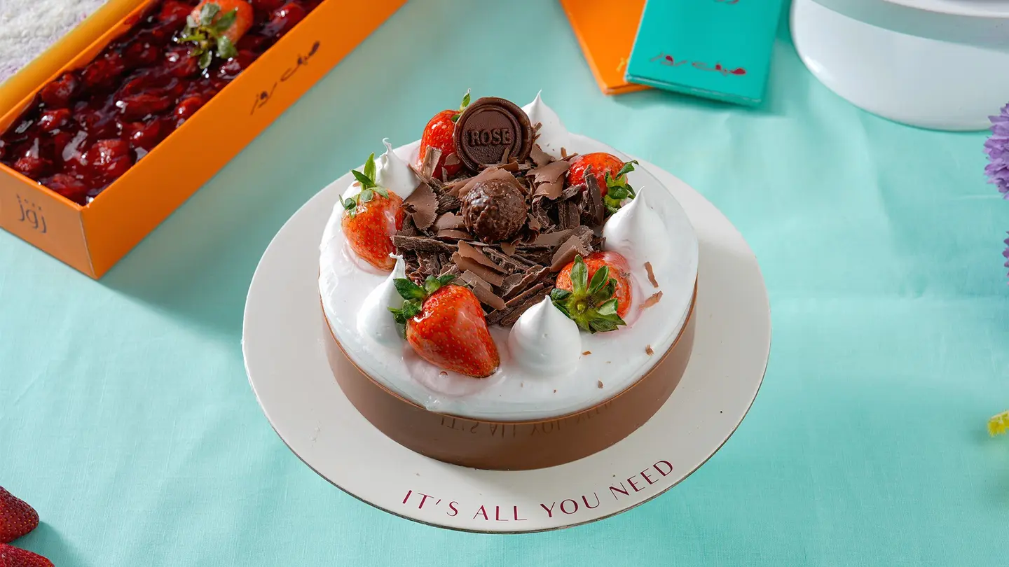 Small Strawberry Cake