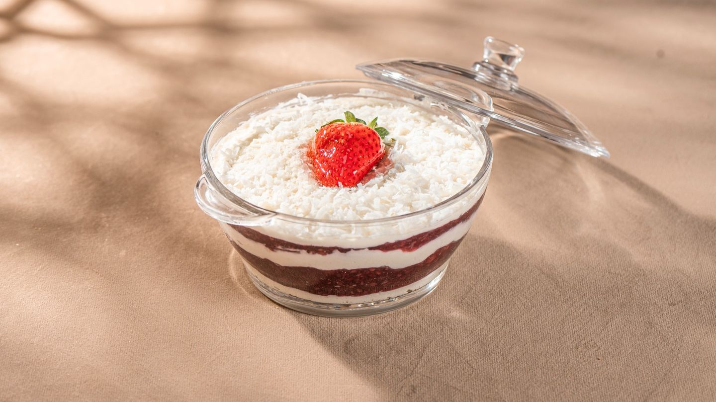 Coconut And Berry Trifle