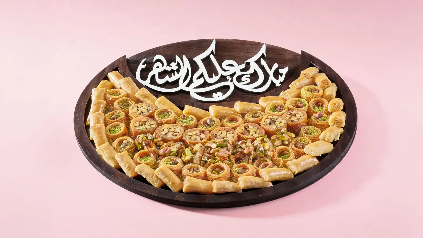 صينية بقلاوة هلال