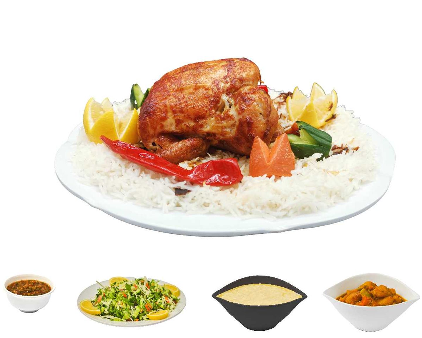 حبه دجاج مع الرز