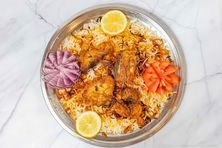 سمك مقلى مع الأرز