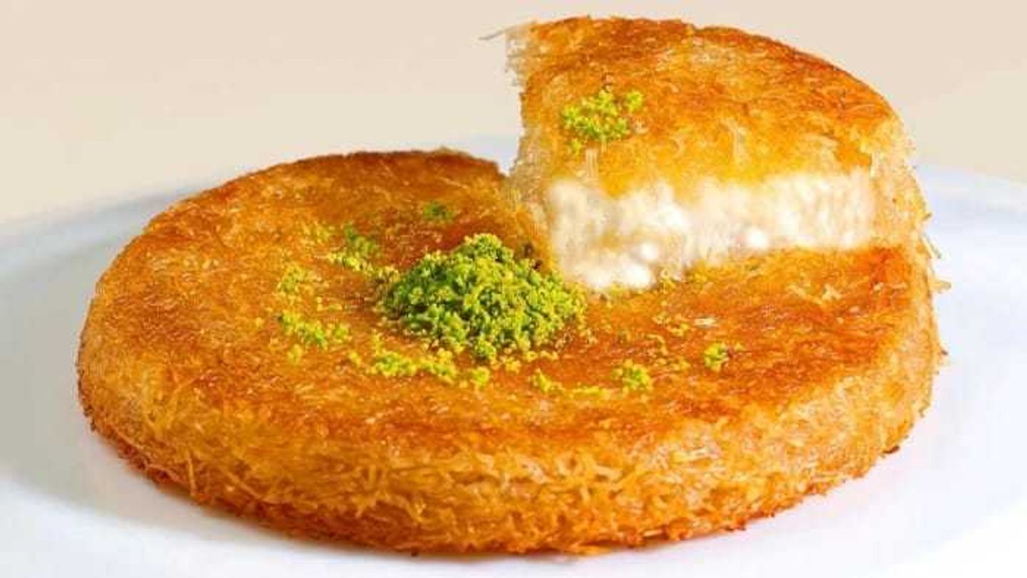 كنافة قشطة