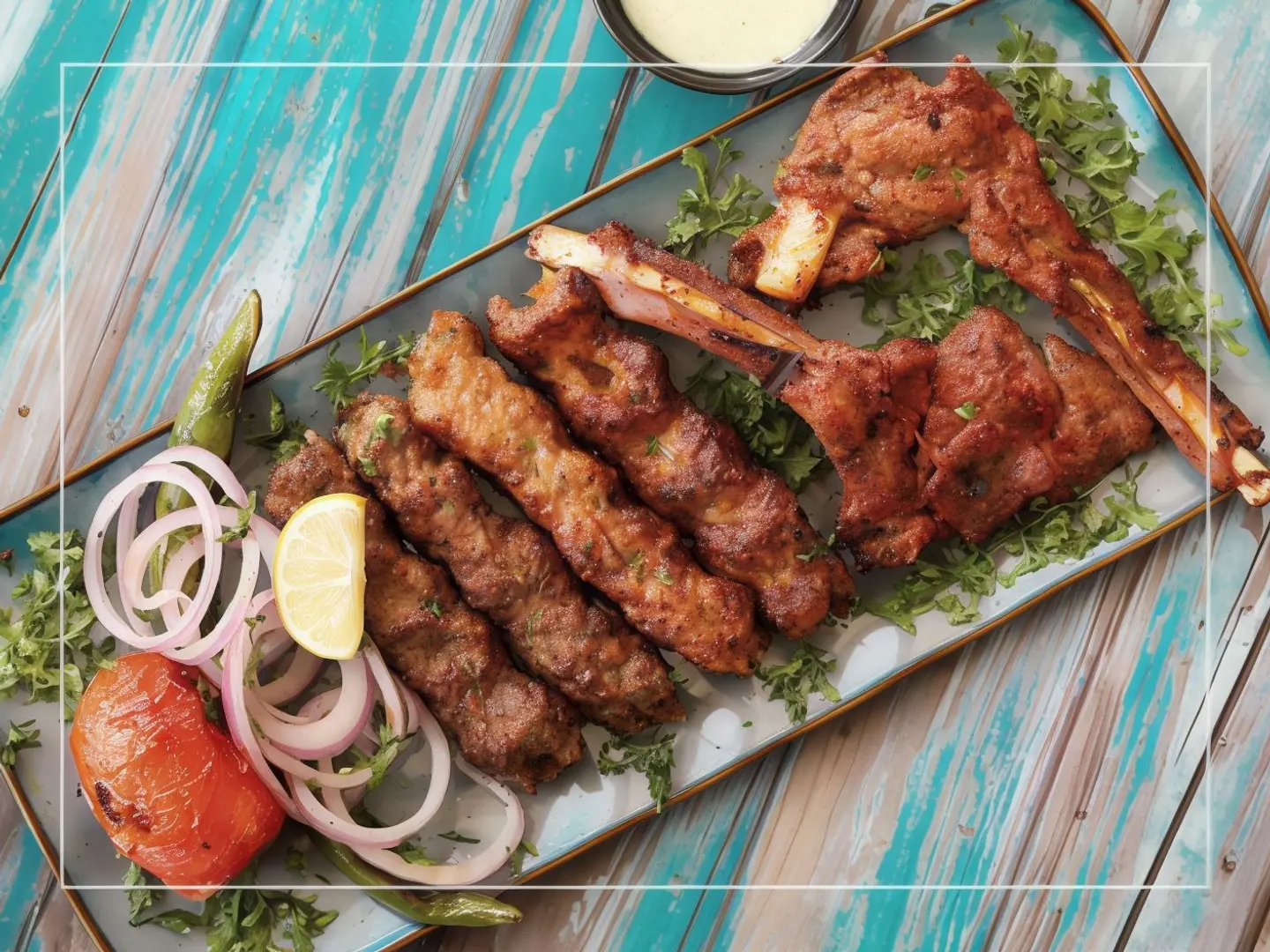 Mix Kabab With Chops
