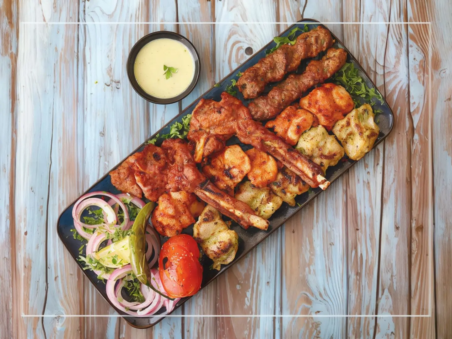 2 Person Mix Kabab With Chops