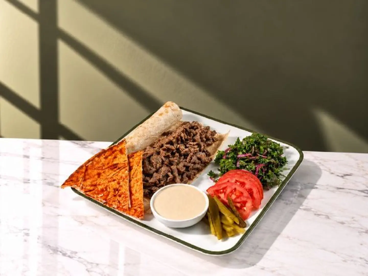 Meat Shawarma Plate