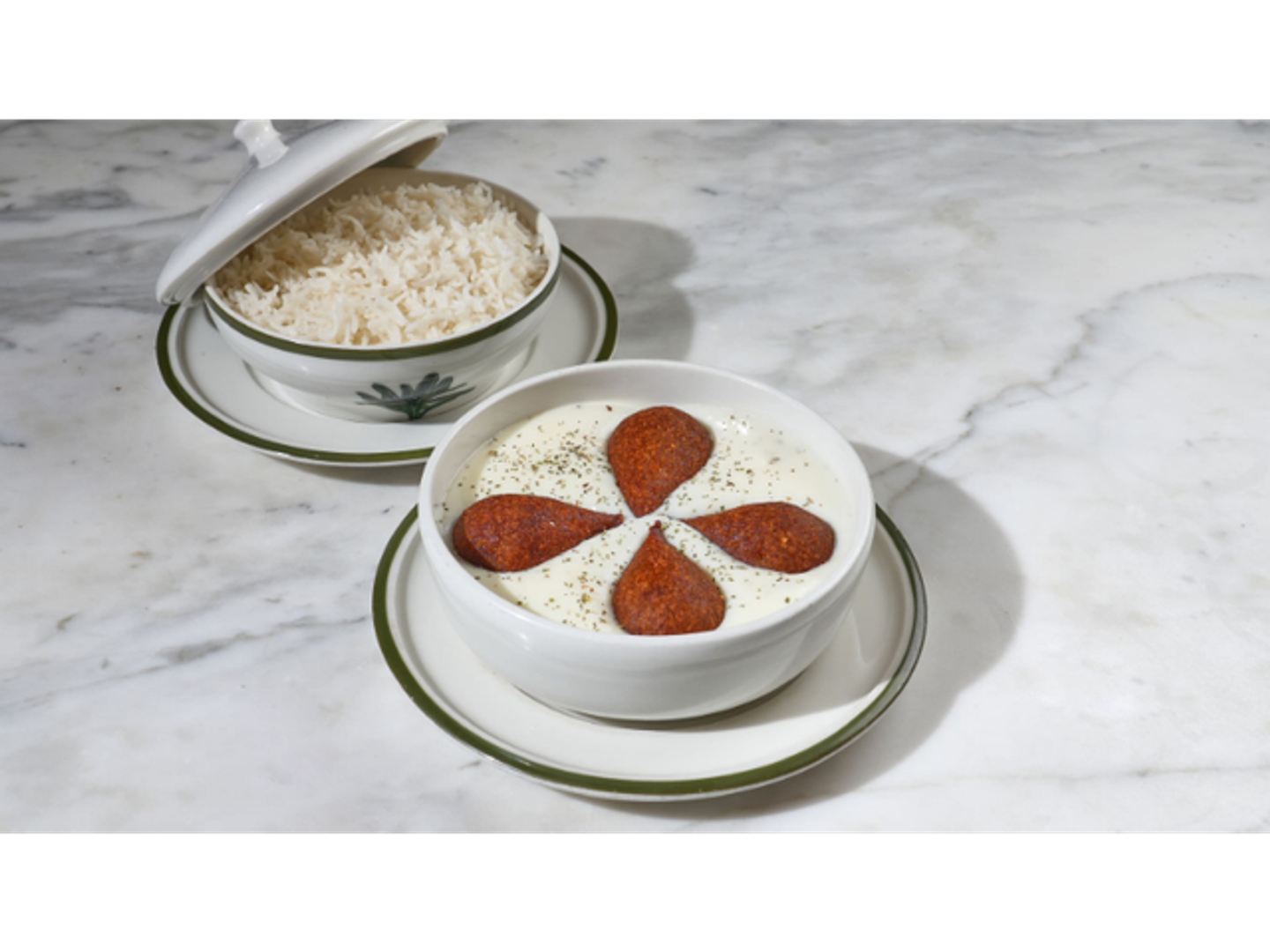Kebbeh With Yogurt And Rice