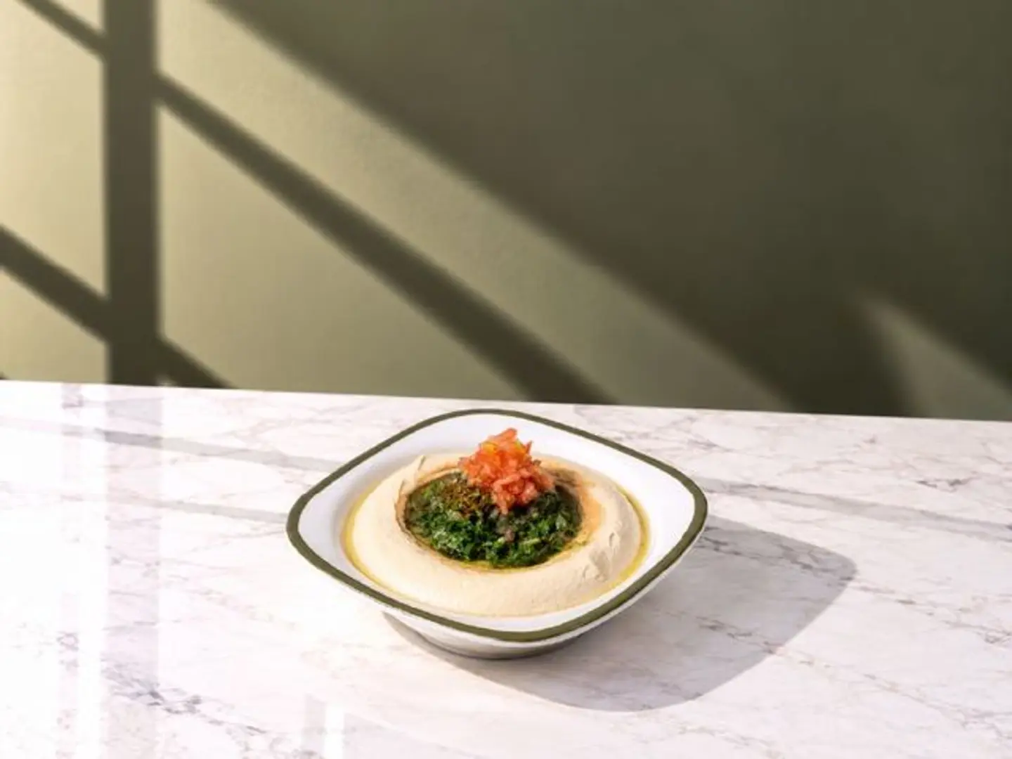 Hummus With Tabbouleh