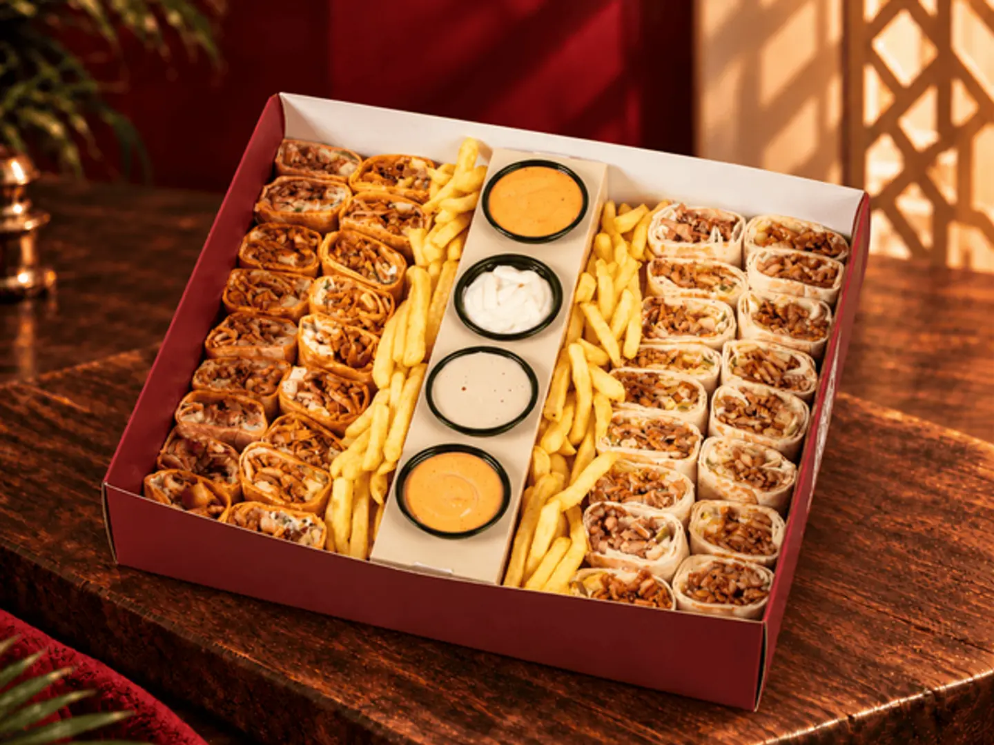 30 Piece Arabic Shawarma (Al Warsha)