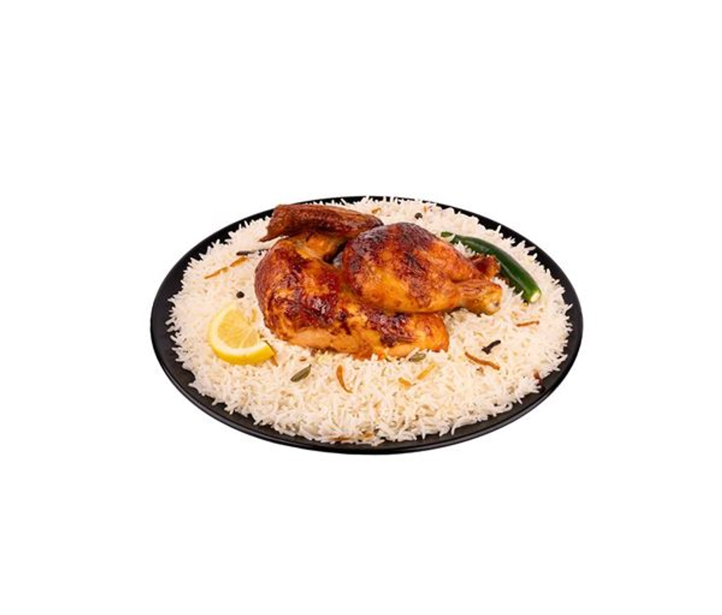 نصف دجاج شواية - ارز بشاور