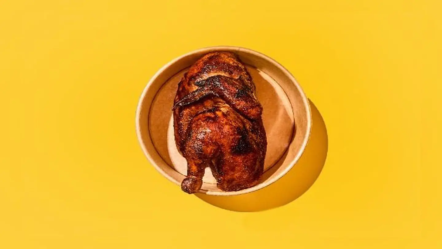 Half Grilled Fried Chicken