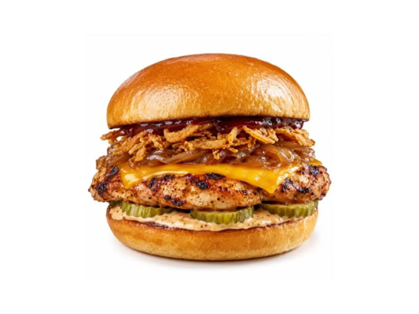 Smoky Bbq Grilled Chicken Burger