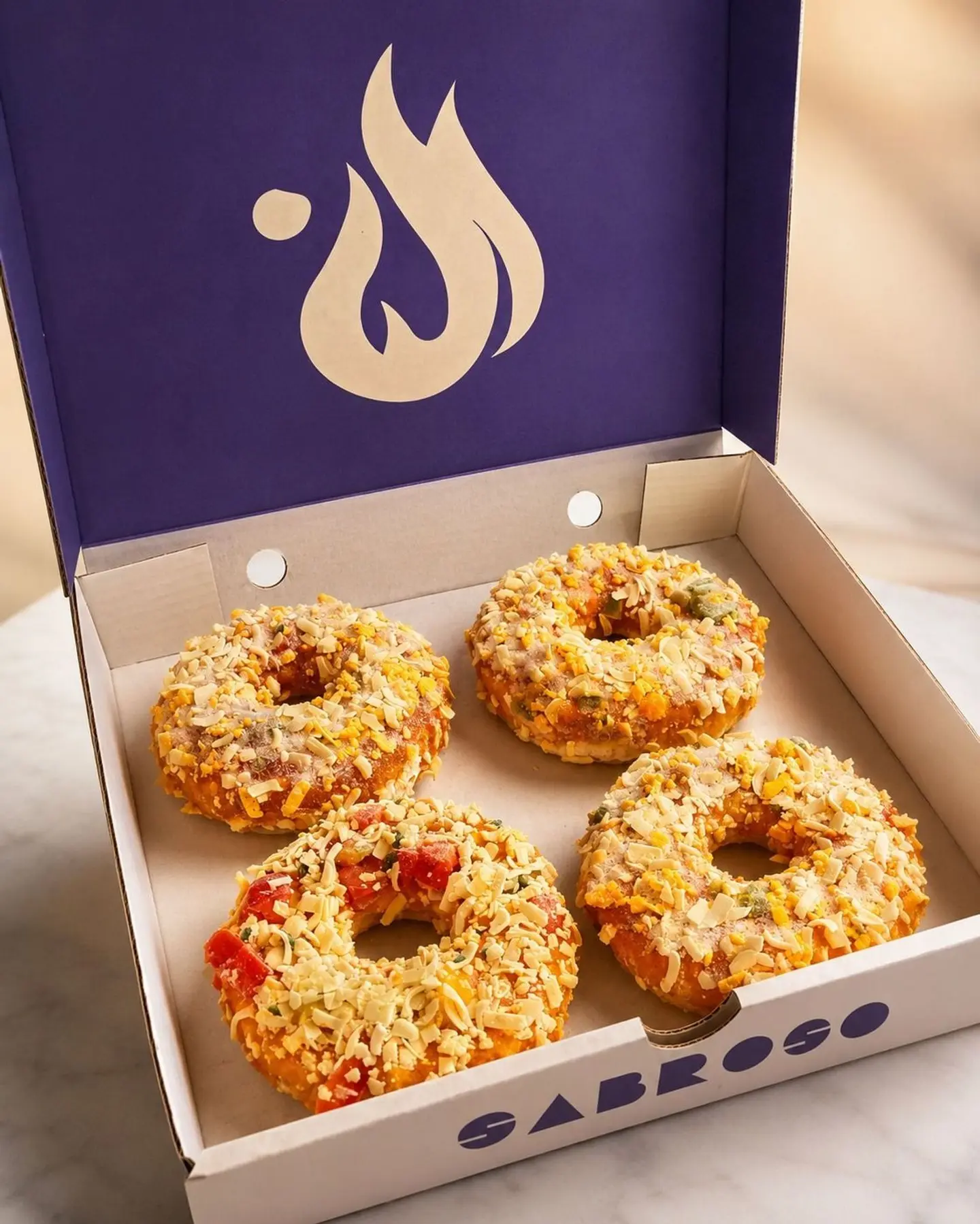 Pizza Donut Jalapeño Cheddar Box