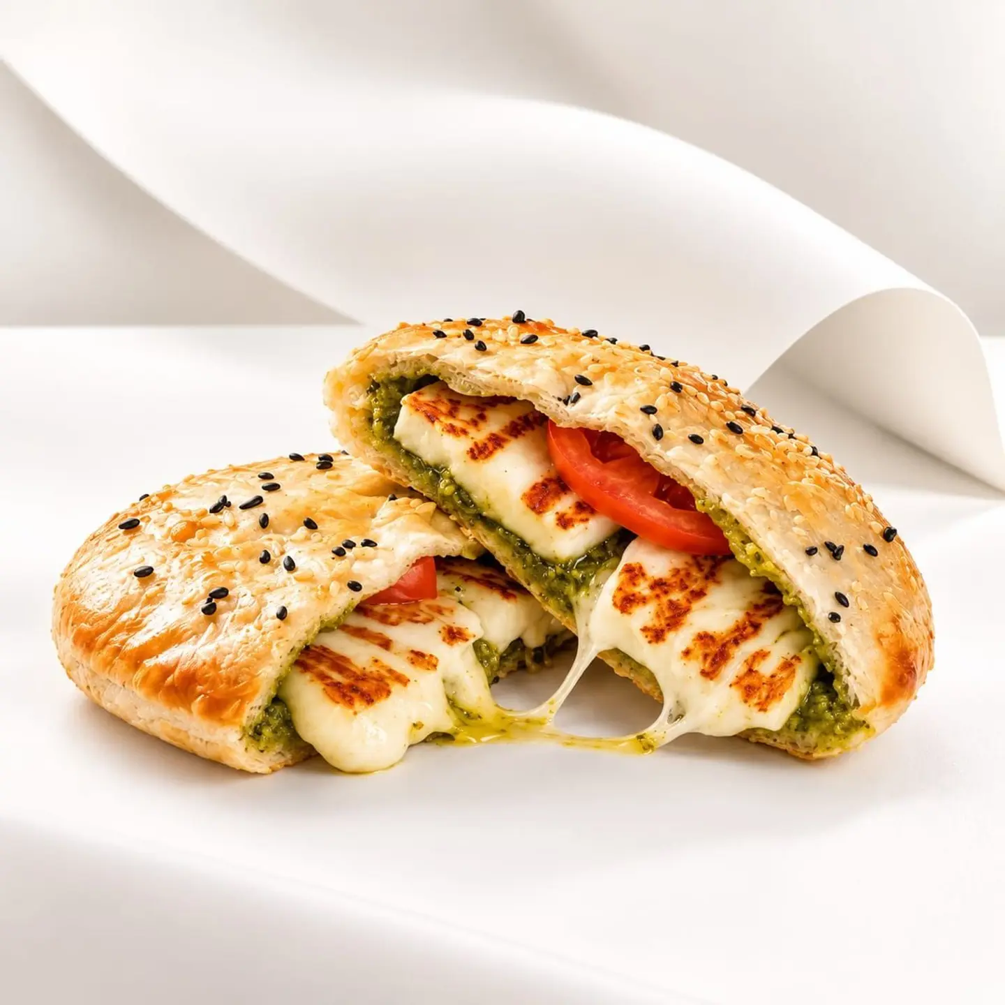 Halloumi Pesto