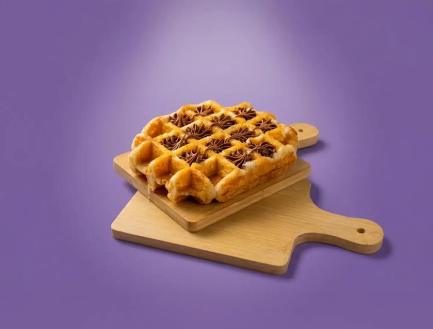 وافل بالنوتيلا