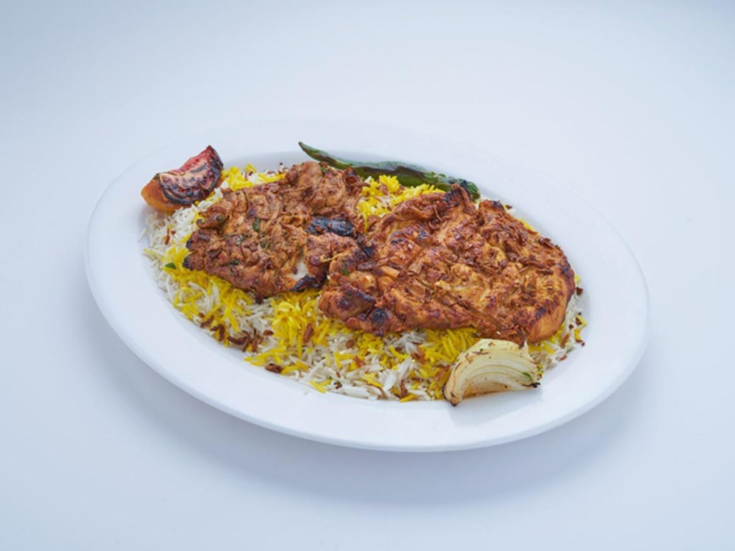 مسحب دجاج مع رز مندي