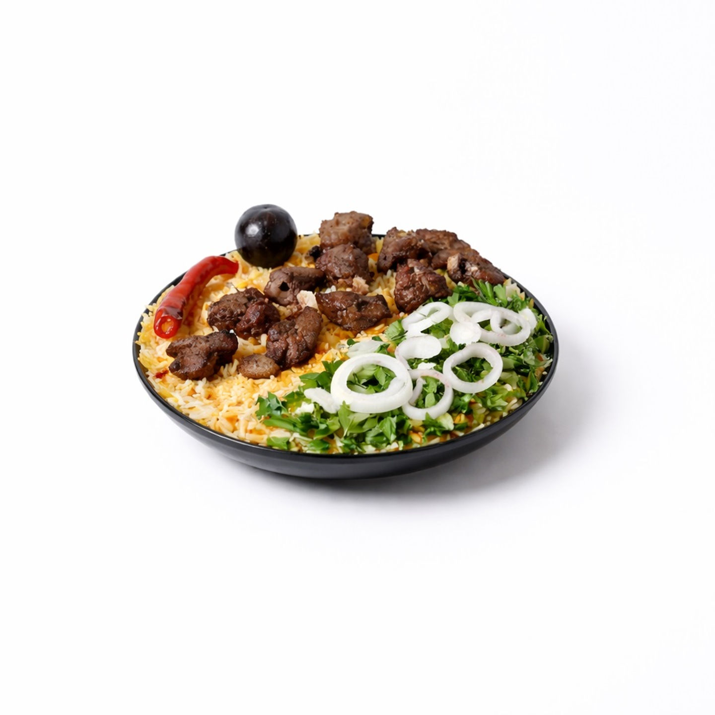 Awsal Lahem Kabsa With Rice