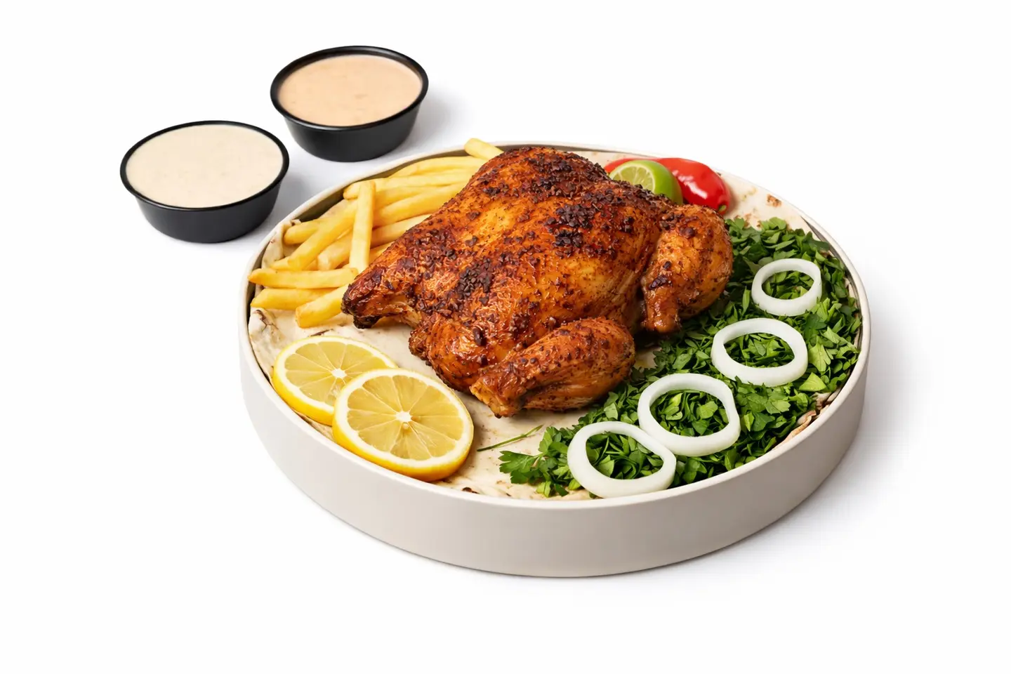 دجاج شواية سادة