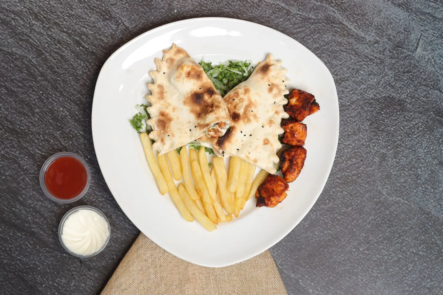 Chicken Shawarma With Labneh