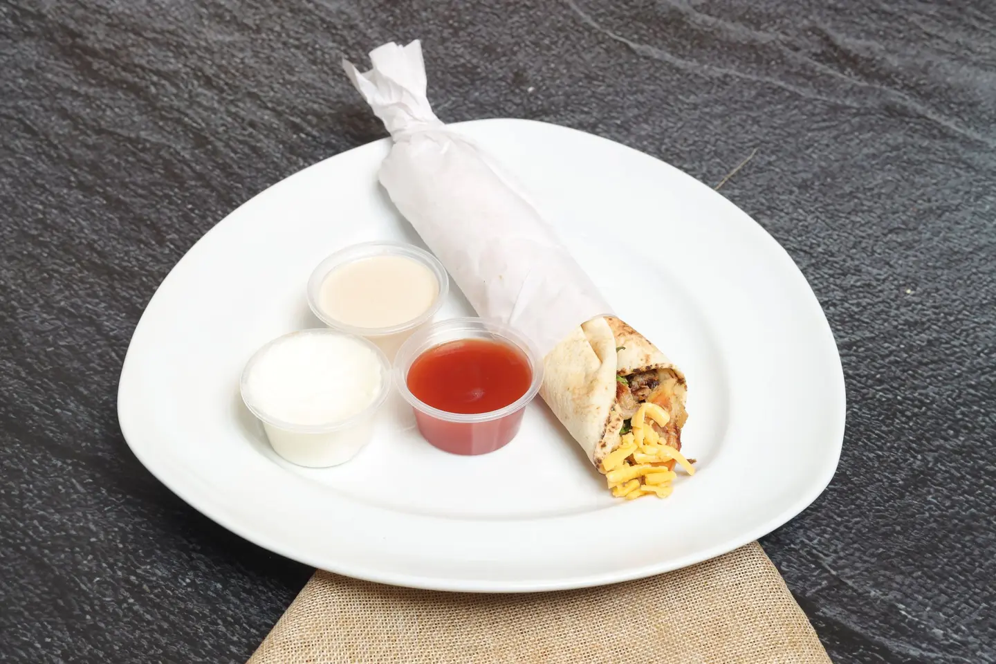 Chicken Shawarma With Cheese