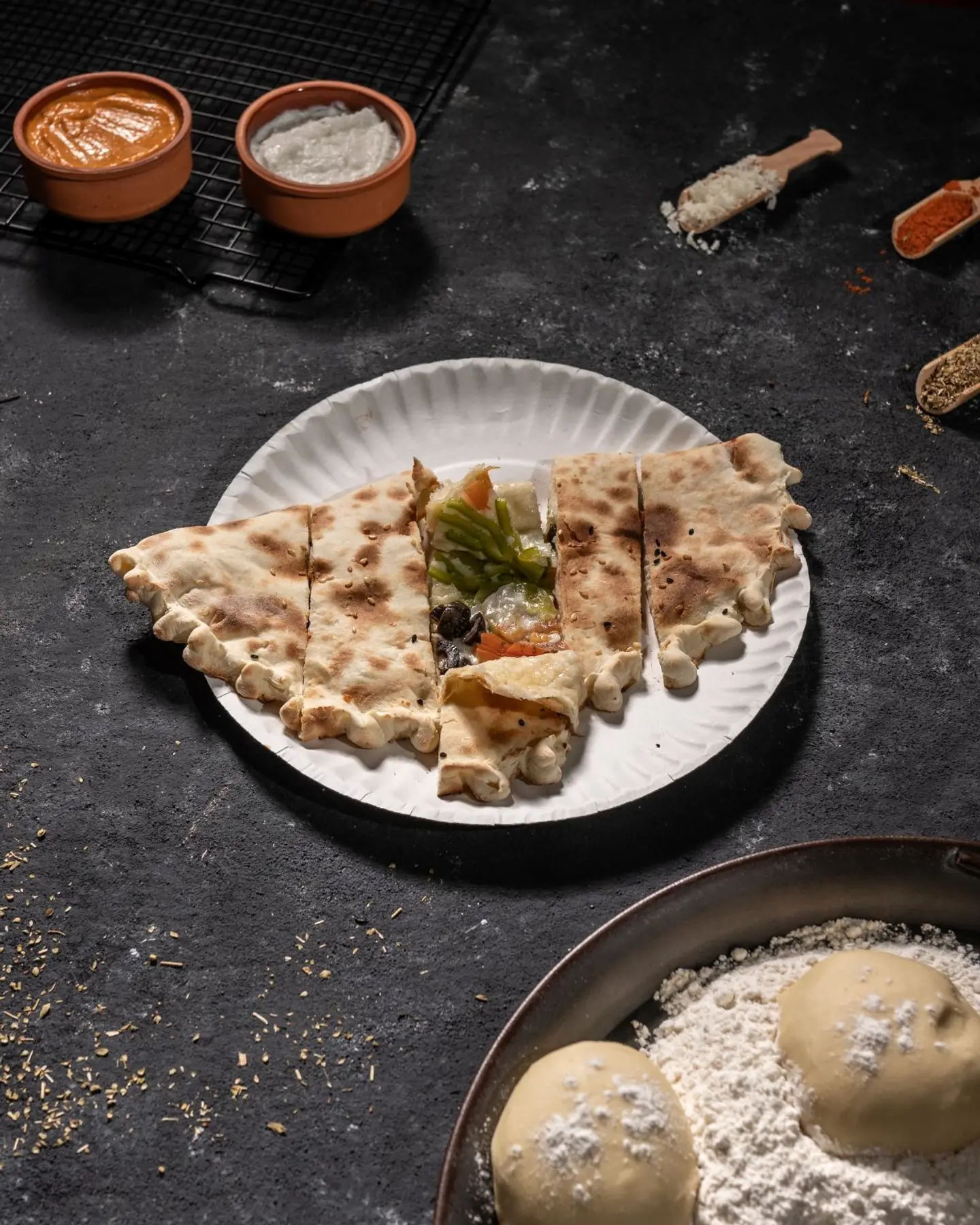 Akkawi Cheese With Vegetables