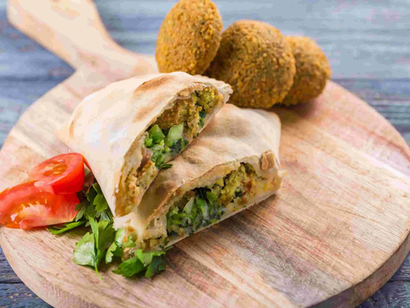 فطيرة فلافل