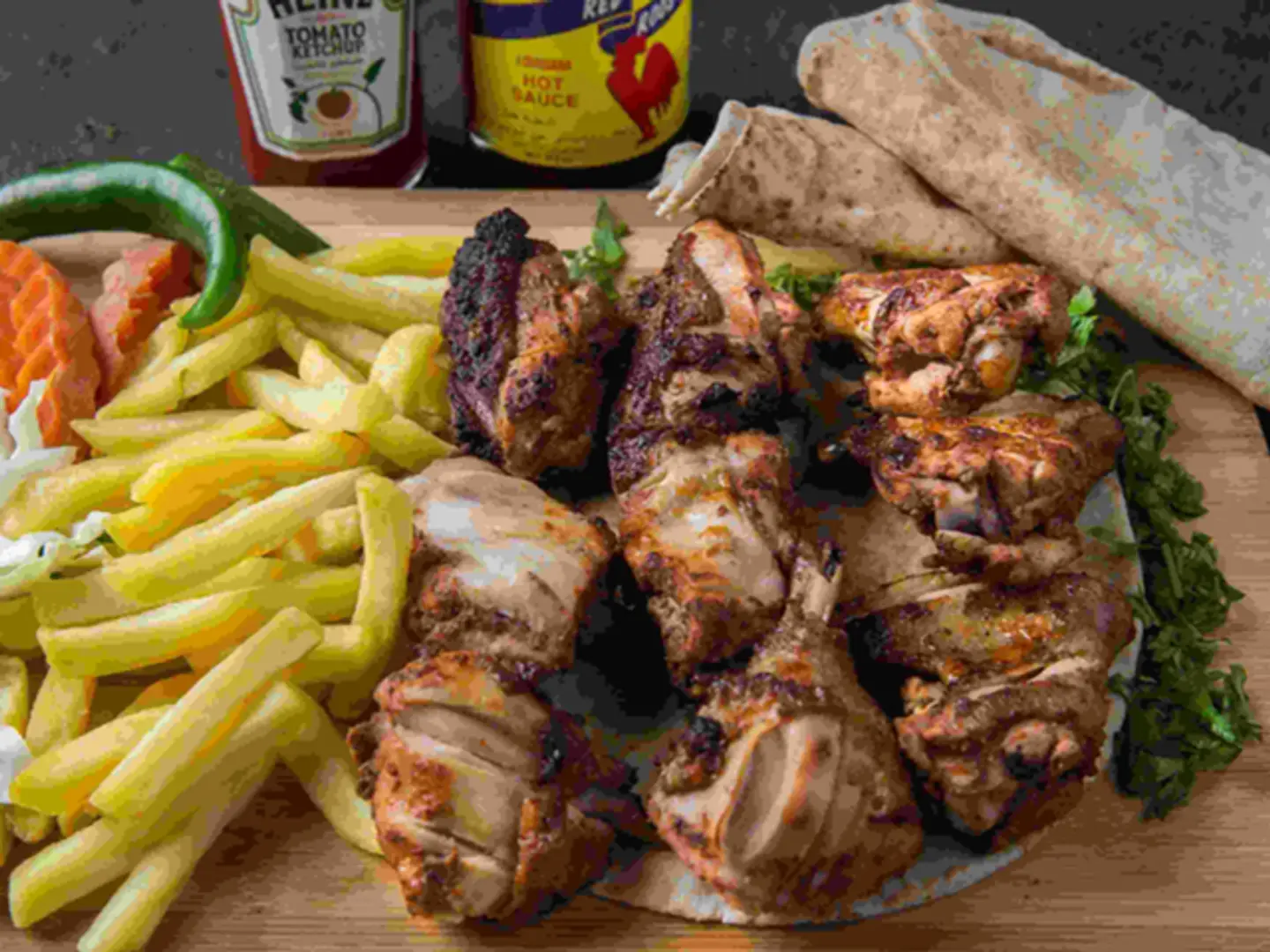 دجاج بالعظم